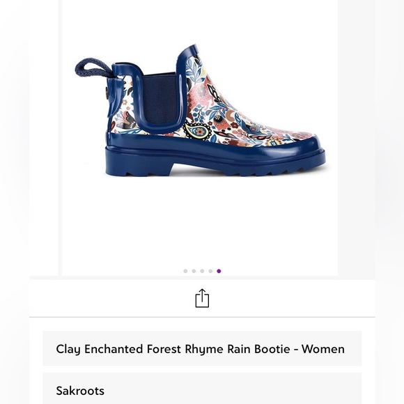 sakroots rhyme ankle rain boot